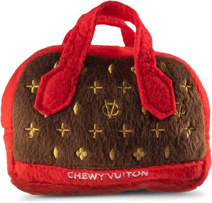 Chewy Vuitton Brown Bag Toy