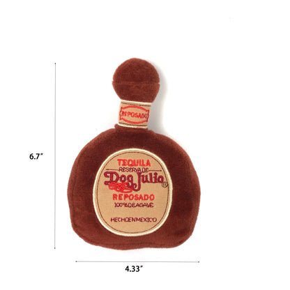 Dog Julio Tequila Bottle Toy