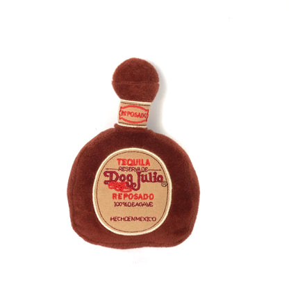 Dog Julio Tequila Bottle Toy