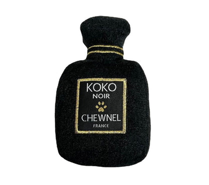 Zabawkowa butelka na perfumy Chewnel w kolorze czarnym